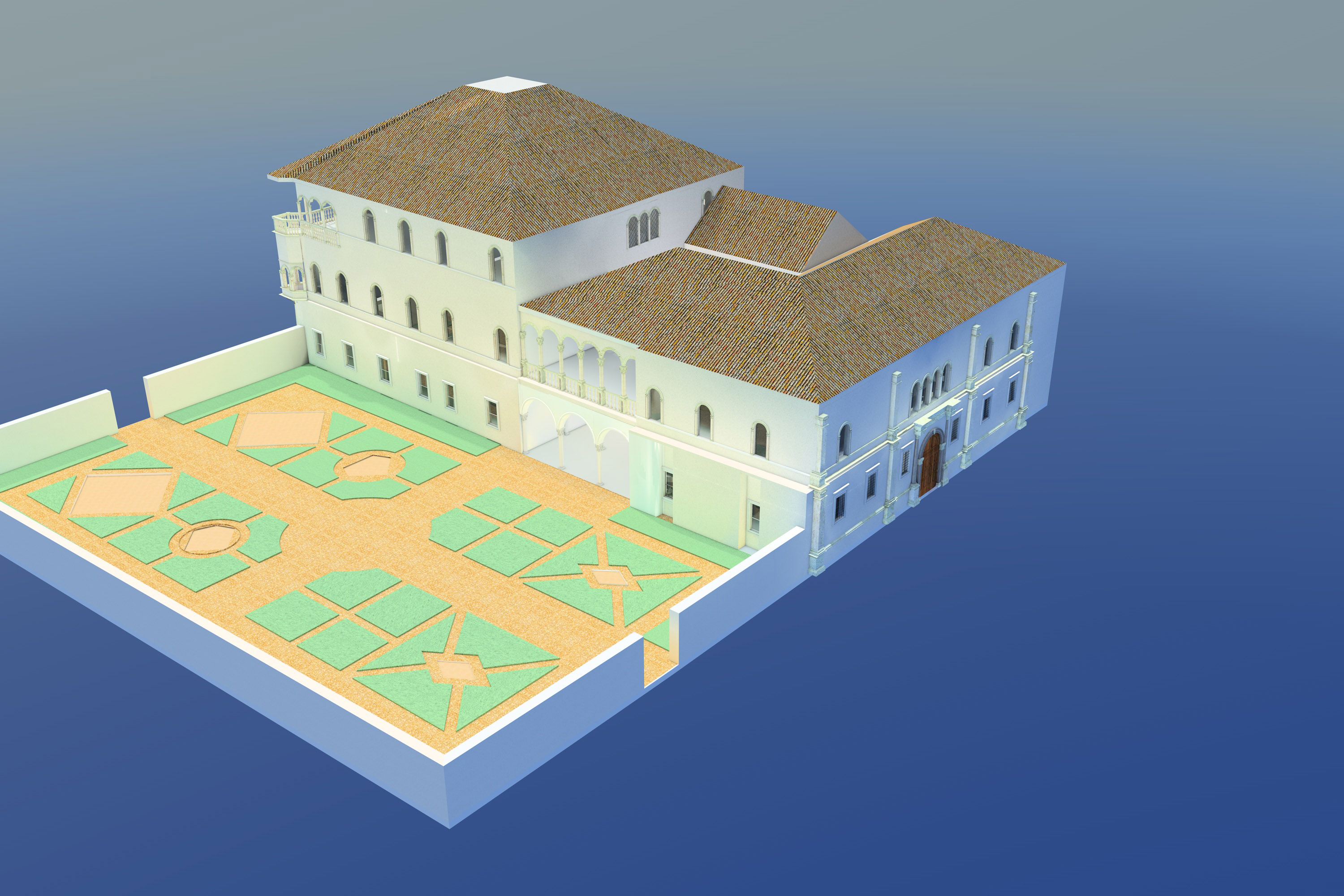 Cinema4D: prova di rendering con impostazioni di luce ed altri accorgimenti